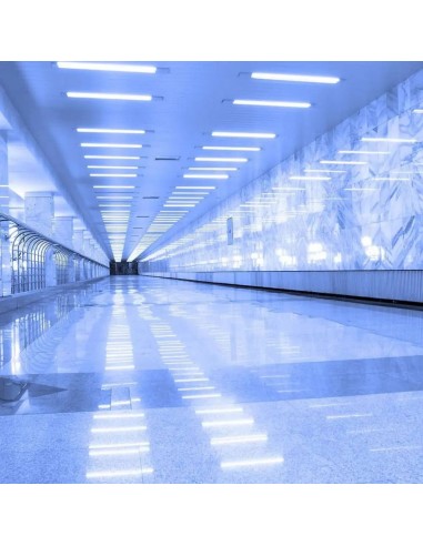 Plafoniera LED Chip Samsung Prismatica 20W 100LM/W 60cm 3000K IP20-prodotto in ambiente