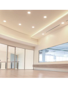 Riflettore da incasso LED COB rotondo 30W 6000K 2