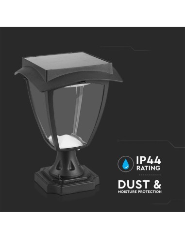 Lampada LED Solare Samsung da Terra Colore Nero Opaco 3000K+6000K IP65-preview 2419