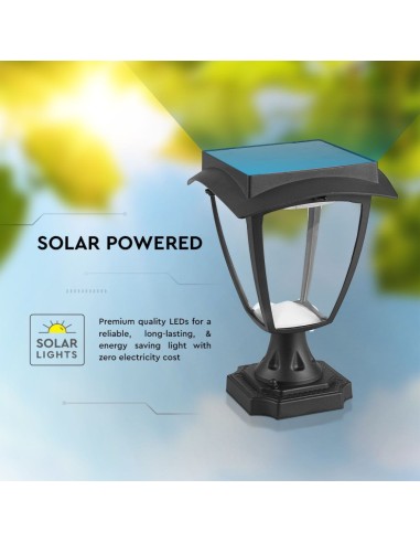 Lampada LED Solare Samsung da Terra Colore Nero Opaco 3000K+6000K IP65-preview 2422