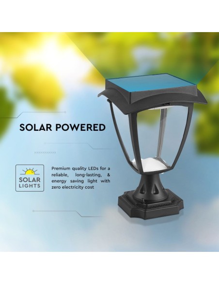 Lampada LED Solare Samsung da Terra Colore Nero Opaco 3000K+6000K IP65-preview 2422