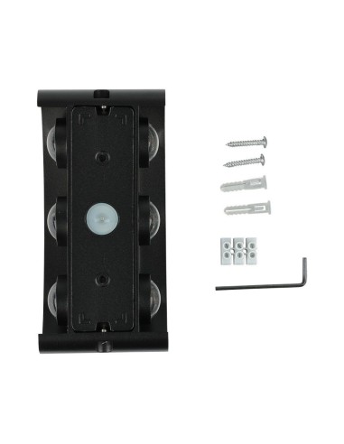 Applique LED da Muro 6W Doppio Fascio Luminoso Corpo Nero 3000K IP65-preview 7186