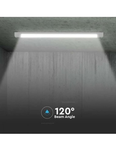 Plafoniera LED Chip Samsung Prismatica 40W 120LM/W 120cm 6400K IP20-preview 5084