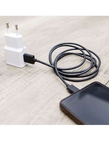 Cavo da USB Tipo-C a USB-A 1m Ricarica 1A Pearl Series Colore Nero-preview 4363