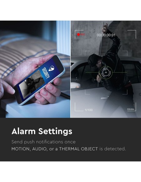 Faro LED 18W con Sensore PIR e Telecamera WiFi Colore Bianco 6000K-preview 3145