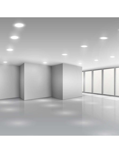 Faretto LED Chip Samsung da Incasso 20W Orientabile 3000K-prodotto in ambiente