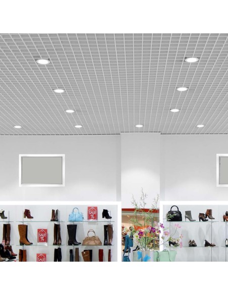 Faretto LED Chip Samsung da Incasso 20W Orientabile 3000K-prodotto in ambiente