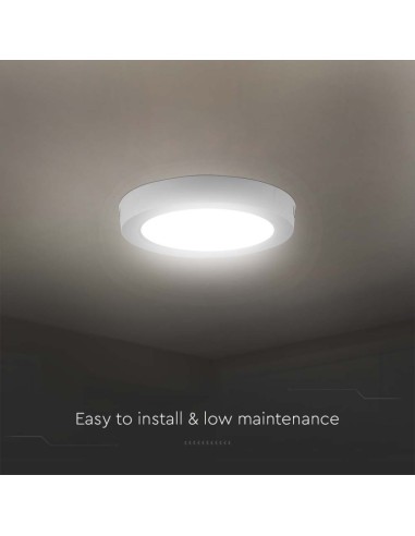 Pannello LED 24W Montaggio a Plafone Rotondo Colore Bianco 3000K-preview 4181
