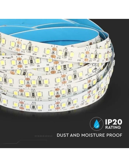 Strip LED Samsung SMD2835 12W/m 5m 120 LED/m 12V 4000K IP20 10mm-preview 5487