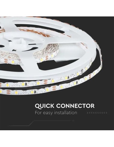 Strip LED SMD2835 18W/m 5m 238 LED/m 135LM/W 24V 3000K IP20 10mm-preview 6670