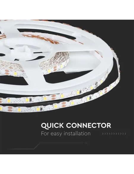 Strip LED SMD2835 18W/m 5m 238 LED/m 135LM/W 24V 3000K IP20 10mm-preview 6670