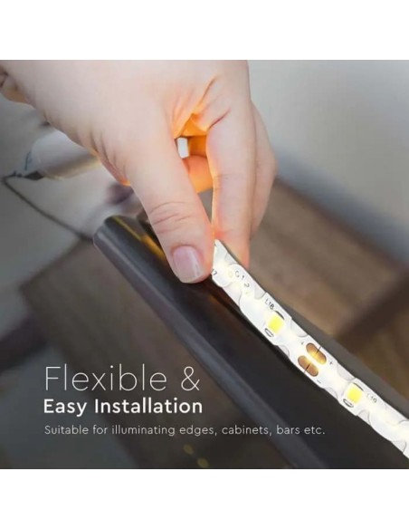 Strip LED SMD2835 18W/m 5m 238 LED/m 135LM/W 24V 3000K IP20 10mm-preview 6672