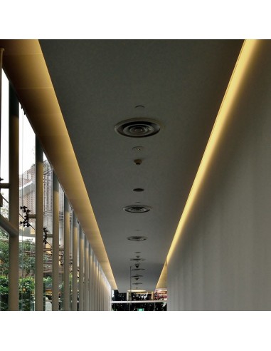 Strip LED SMD3528 3 6W/m 5m 60 LED/m 12V 6000K IP65 8mm-prodotto in ambiente