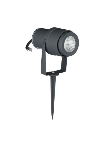 Faretto LED da Giardino 12W con Picchetto Colore Grigio 3000K IP65-prodotto
