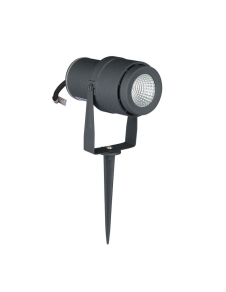 Faretto LED da Giardino 12W con Picchetto Colore Grigio 3000K IP65-prodotto