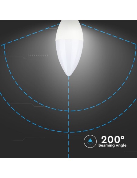 Lamapadina LED Chip Samsung E14 5 5W Candela 6400K Dimmerabile-preview 5024