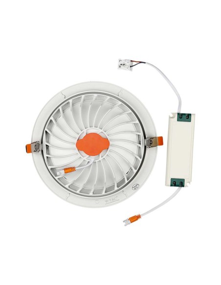 Faretto LED Chip Samsung da Incasso 20W Orientabile 3000K-preview 5831