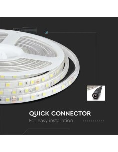 Striscia LED 5050 60 LED 24V IP65 4000K 2