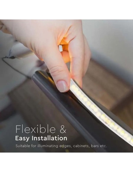 Strip LED SMD5050 10W/m 5m 60 LED/m 24V 4000K IP65 11.4mm-preview 6606