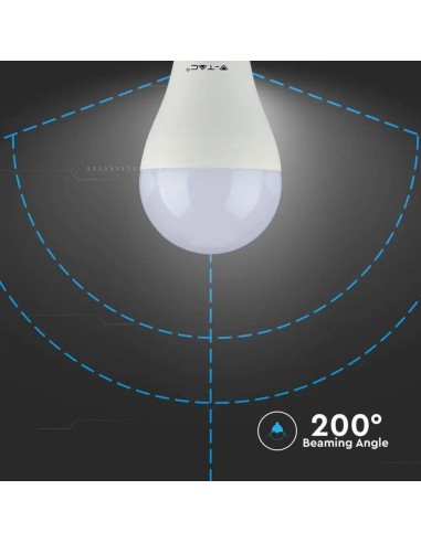 Lampadina LED Chip Samsung E27 17W A65 6400K Dimmerabile-preview 5040
