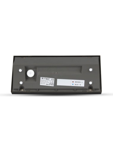 Lampada LED da Muro Angolare 12W Colore Nero 4000K IP65-preview 3491