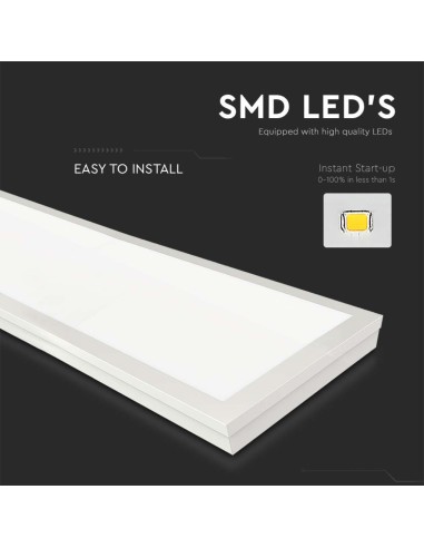 Pannello LED 40W 100LM/W 1200*300mm Colore Bianco 4000K-preview 6787