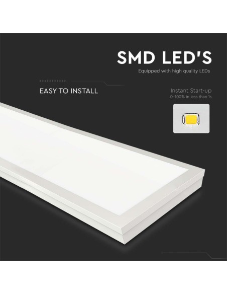 Pannello LED 40W 100LM/W 1200*300mm Colore Bianco 4000K-preview 6787