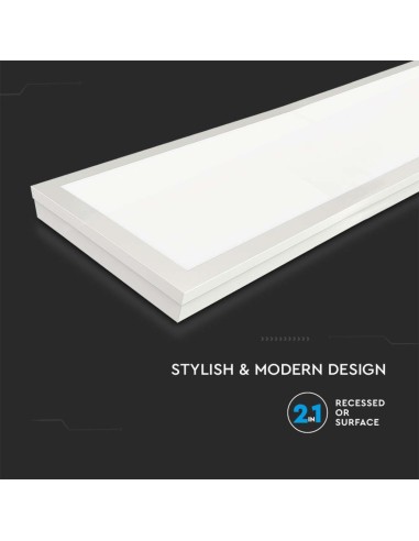 Pannello LED 40W 100LM/W 1200*300mm Colore Bianco 4000K-preview 6789