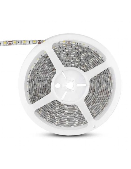 Strip LED SMD5050 11W/m 5m 60 LED/m 12V 3000K IP65 10mm-preview 6500