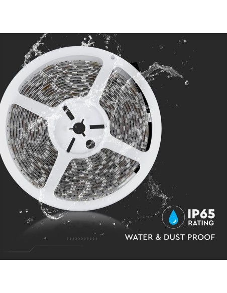 Strip LED SMD5050 11W/m 5m 60 LED/m 12V 4000K IP65 10mm-preview 6502