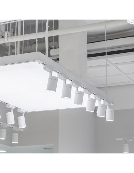 Faretto LED da Binario 35W Colore Bianco 6400K-prodotto in ambiente