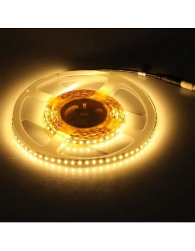 Strip LED SMD3528 8W/m 5m 120 LED/m 12V 3000K IP20 8mm-preview 6370