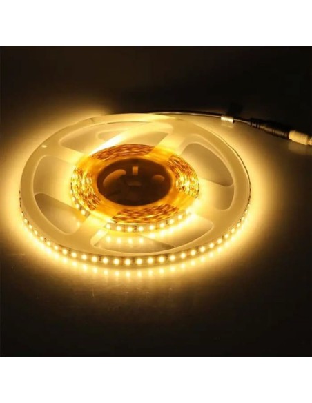 Strip LED SMD3528 8W/m 5m 120 LED/m 12V 3000K IP20 8mm-preview 6370