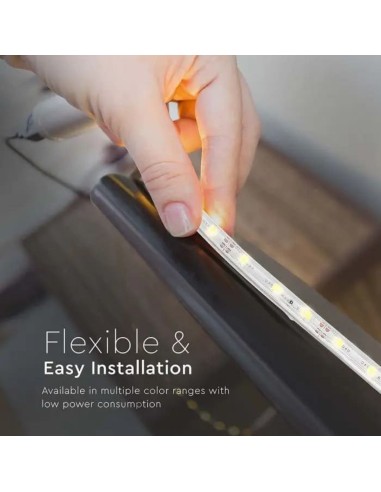 Strip LED SMD3528 5W/m 5m 60 LED/m Blu 12V IP65 8 8mm-preview 6399