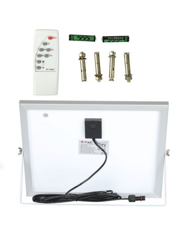 Faro LED con Telecomando e Pannello Solare 16W 6000K-preview 6127