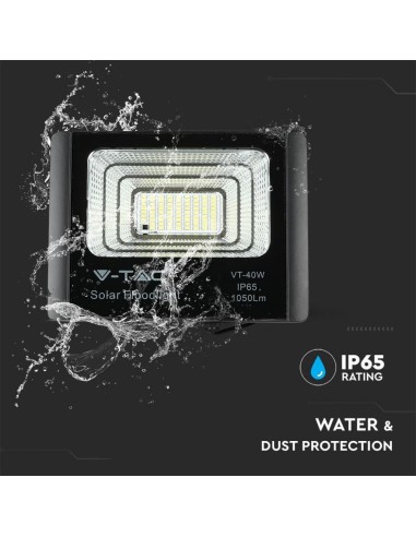 Faro LED con Telecomando e Pannello Solare 16W 6000K-preview 6133