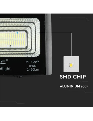 Faro LED con Telecomando e Pannello Solare 35W 6000K-preview 6150