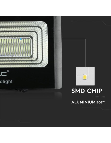 Faro LED con Telecomando e Pannello Solare 40W 4000K-preview 4486