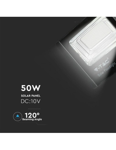 Faro LED con Telecomando e Pannello Solare 50W 6000K-preview 6170