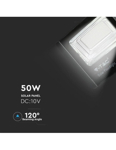 Faro LED con Telecomando e Pannello Solare 50W 6000K-preview 6176