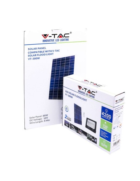 Faro LED con Telecomando e Pannello Solare 50W 6000K-preview 6179