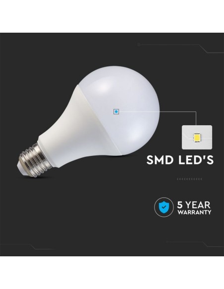 Lampadina LED Chip Samsung E27 20W 120LM/W A80 4000K-preview 5472