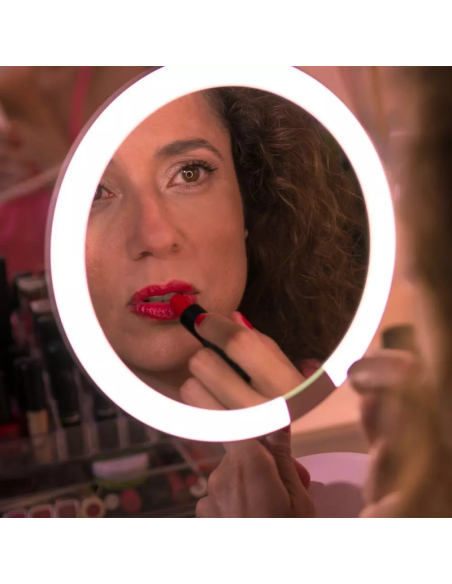 Specchio LED da Tavola ricaricabile 5W 6500k Bianco-preview 4642