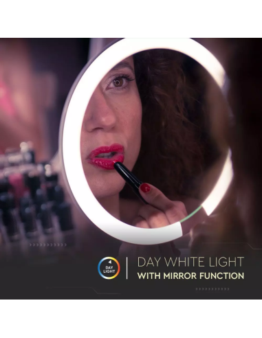 Specchio LED da Tavola ricaricabile 5W 6500k Bianco-preview 4643
