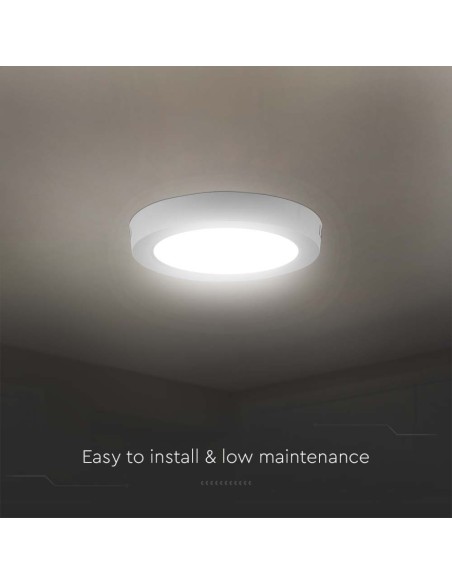 Pannello LED 12W Montaggio a Plafone Rotondo 6500K-preview 4173