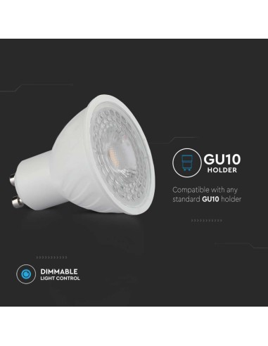 Faretto LED Chip Samsung GU10 6W 110 gradi 6400K-preview 5420