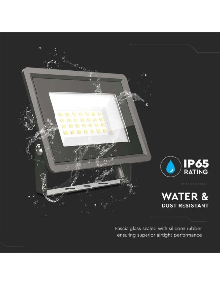 Faro LED SMD 20W F-Series Colore Nero 6400K IP65-preview 3413