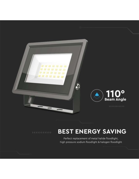 Faro LED SMD 30W F-Series Colore Nero 3000K IP65-preview 3429