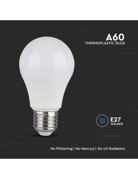 Lampadina LED Chip Samsung E27 10.5W A58 6400K-preview 5399