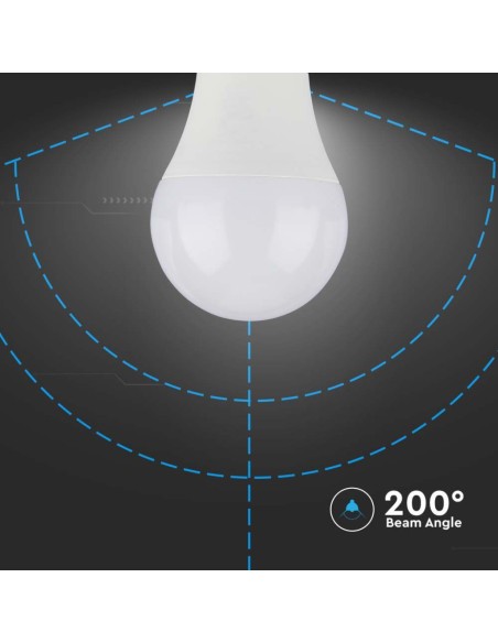 Lampadina LED Chip Samsung E27 10.5W A58 6400K-preview 5400